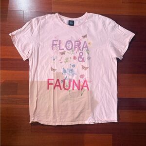 BDG Flora & Fauna Graphic Tee Floral Butterfly Shirt